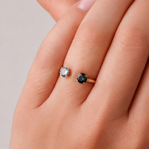 Anello in Oro Marea Nero