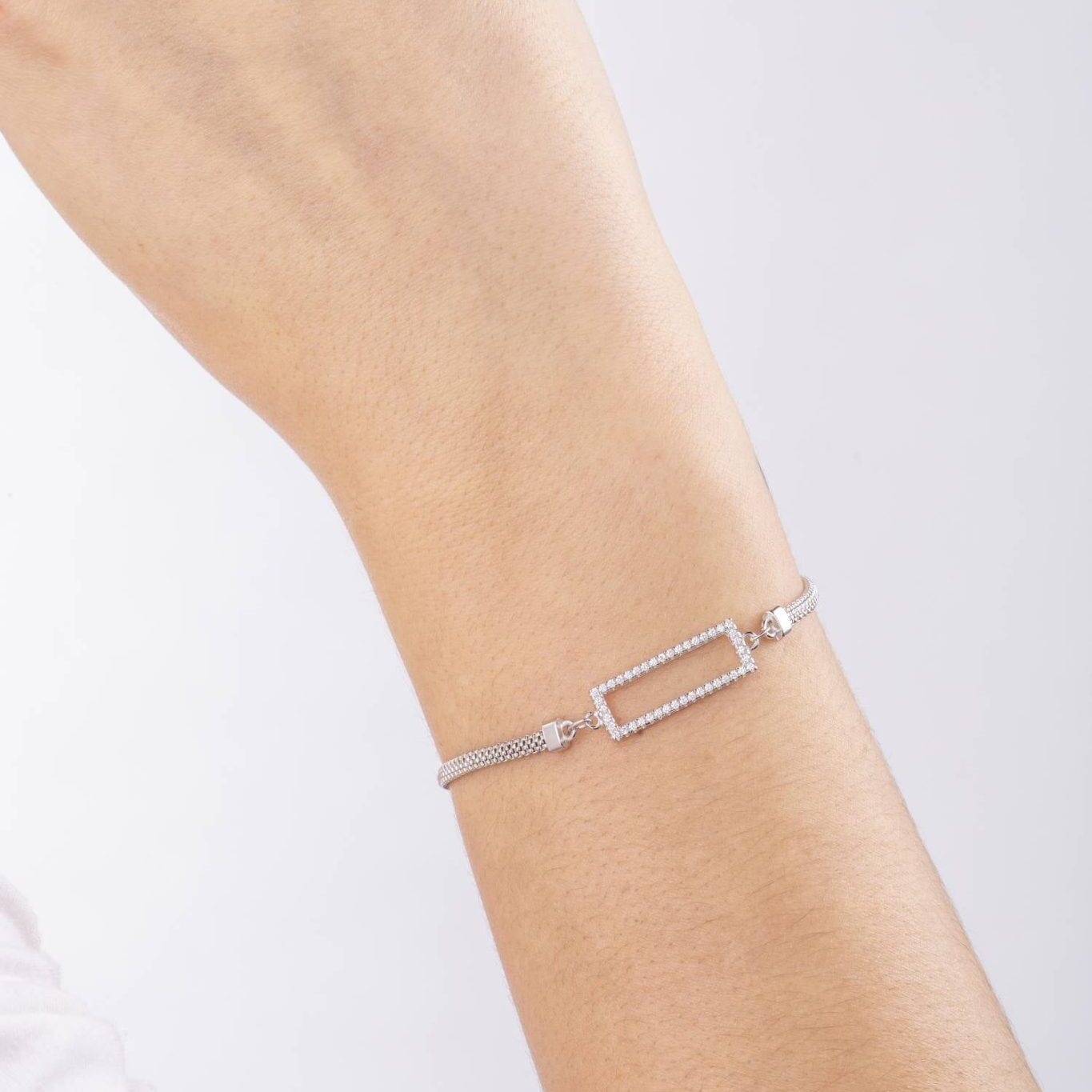 Bracelet Tulipe avec Rectangle