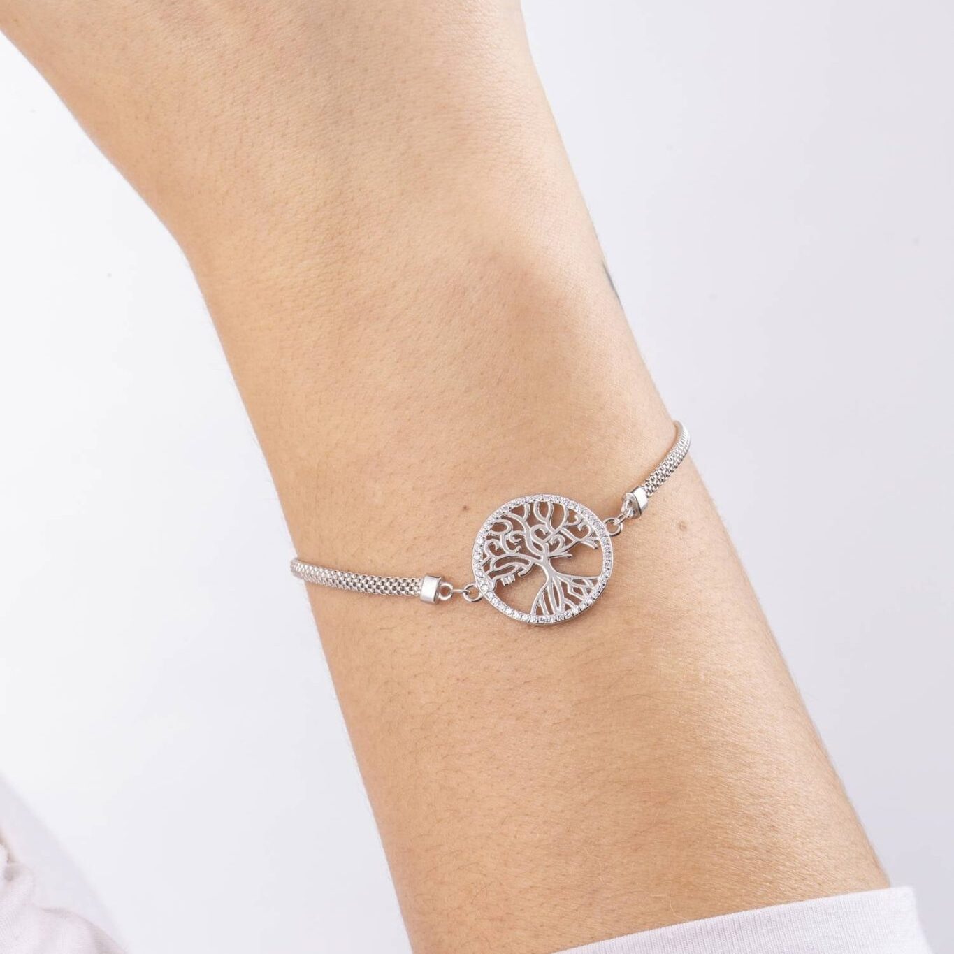 Tulip Bracelet with Tree of Life