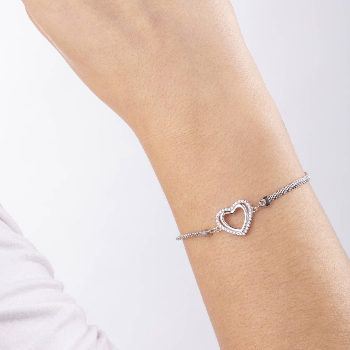 Tulip Bracelet with Heart