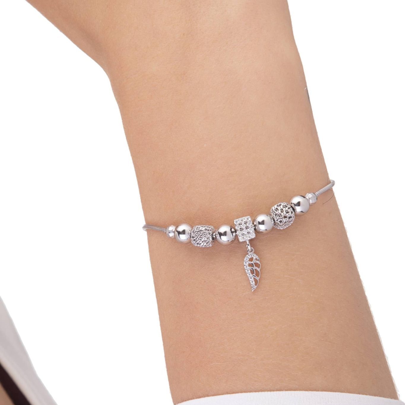 Bracciale Cubo con Ala