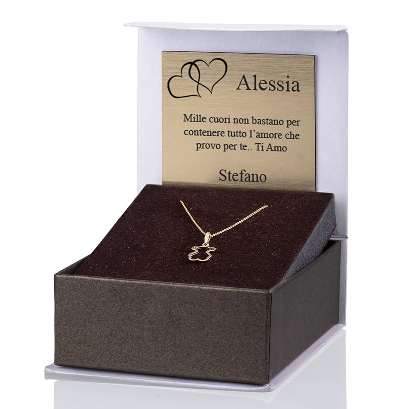 Collana in oro con Orsetto Teddy