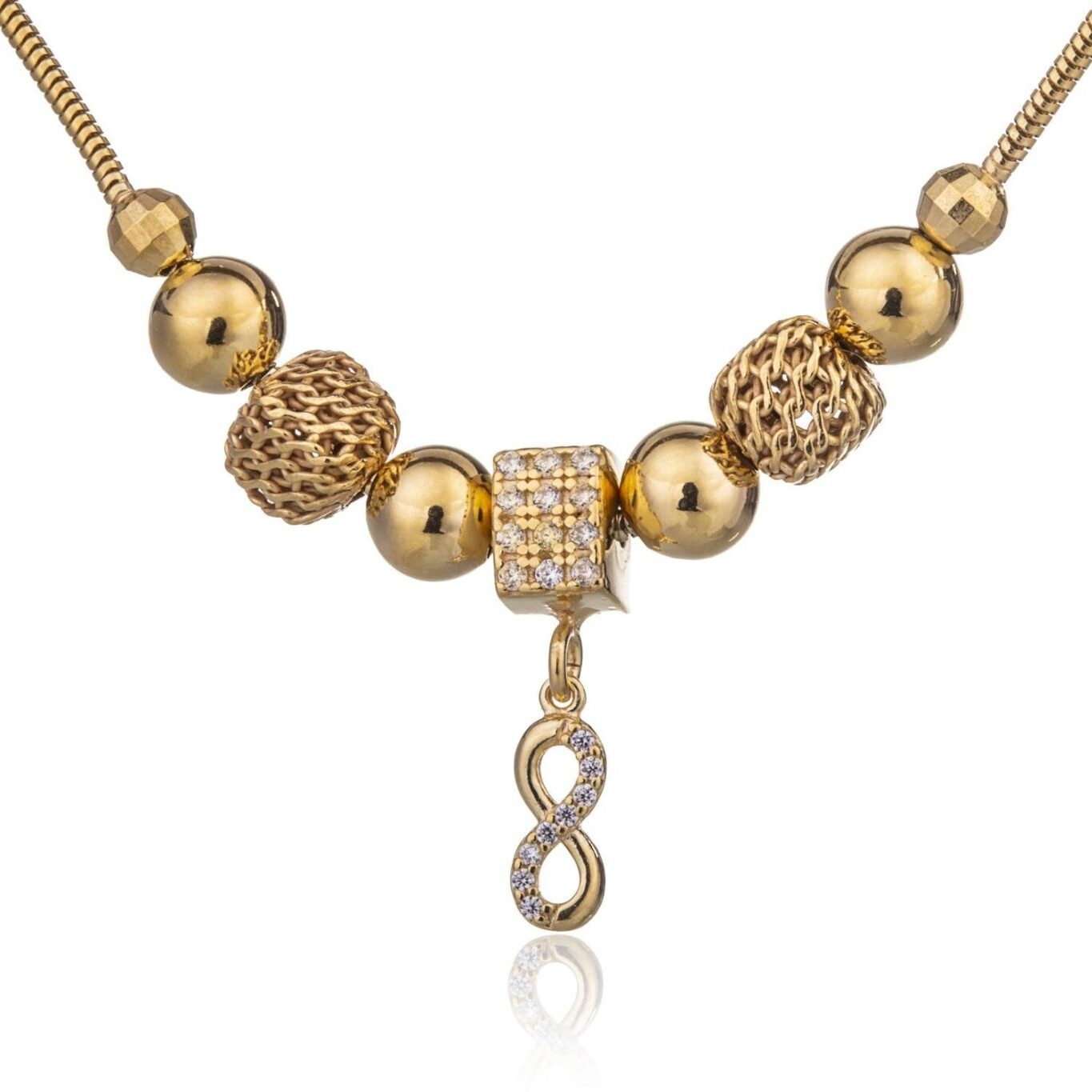 Bracciale Cubo con Infinito