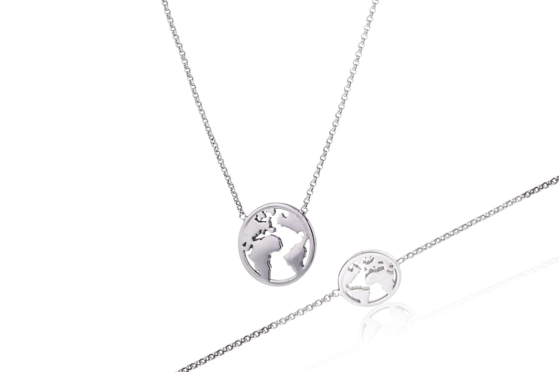 Set with Globe inside Circle