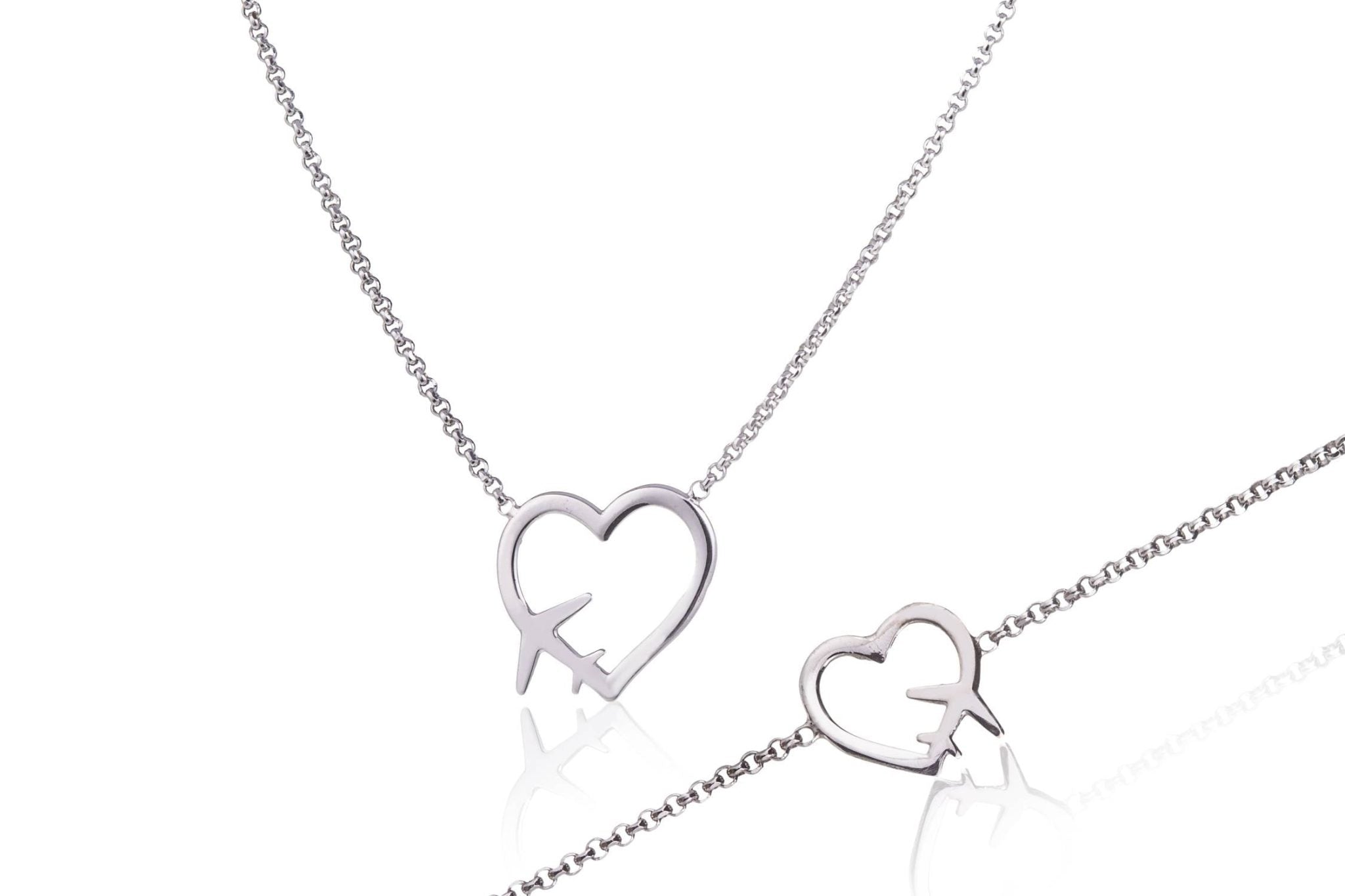 Parure con Aereo e Cuore