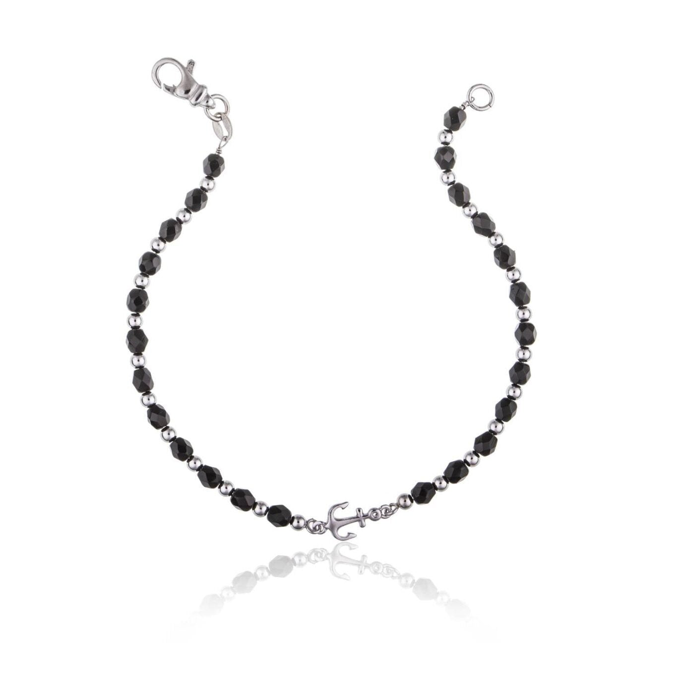 Bracelet Perles et Pierres avec Ancre