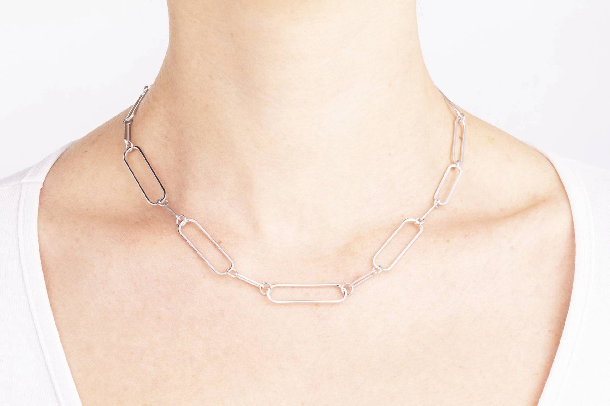 Collana con Maglie Ellittiche