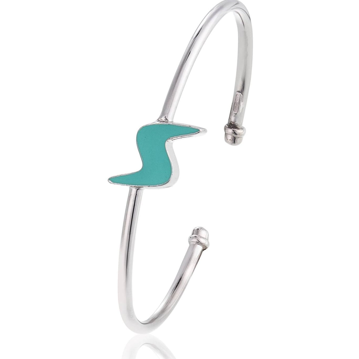 Pulsera Esclava Rodinada con Logo Sakrami Simple