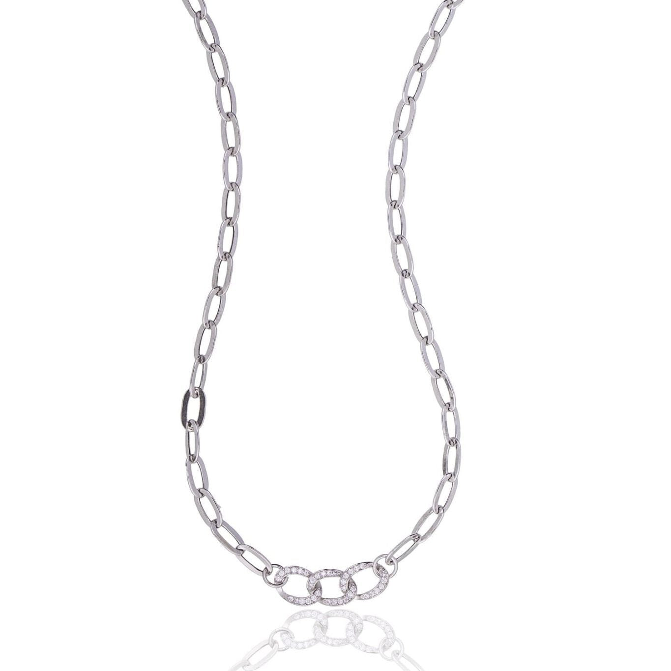 Grumetta-Halskette mit Strass