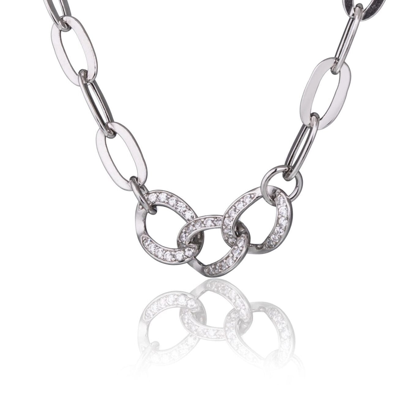 Grumetta-Halskette mit Strass