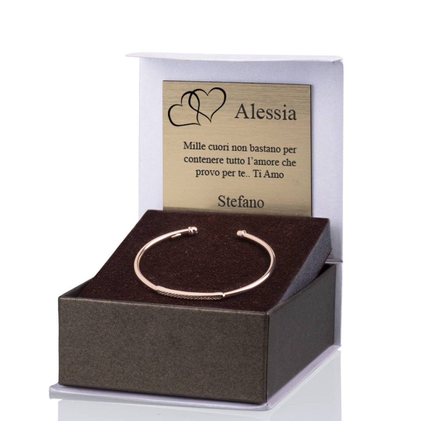 Pulsera Esclava con Circonios Pavé