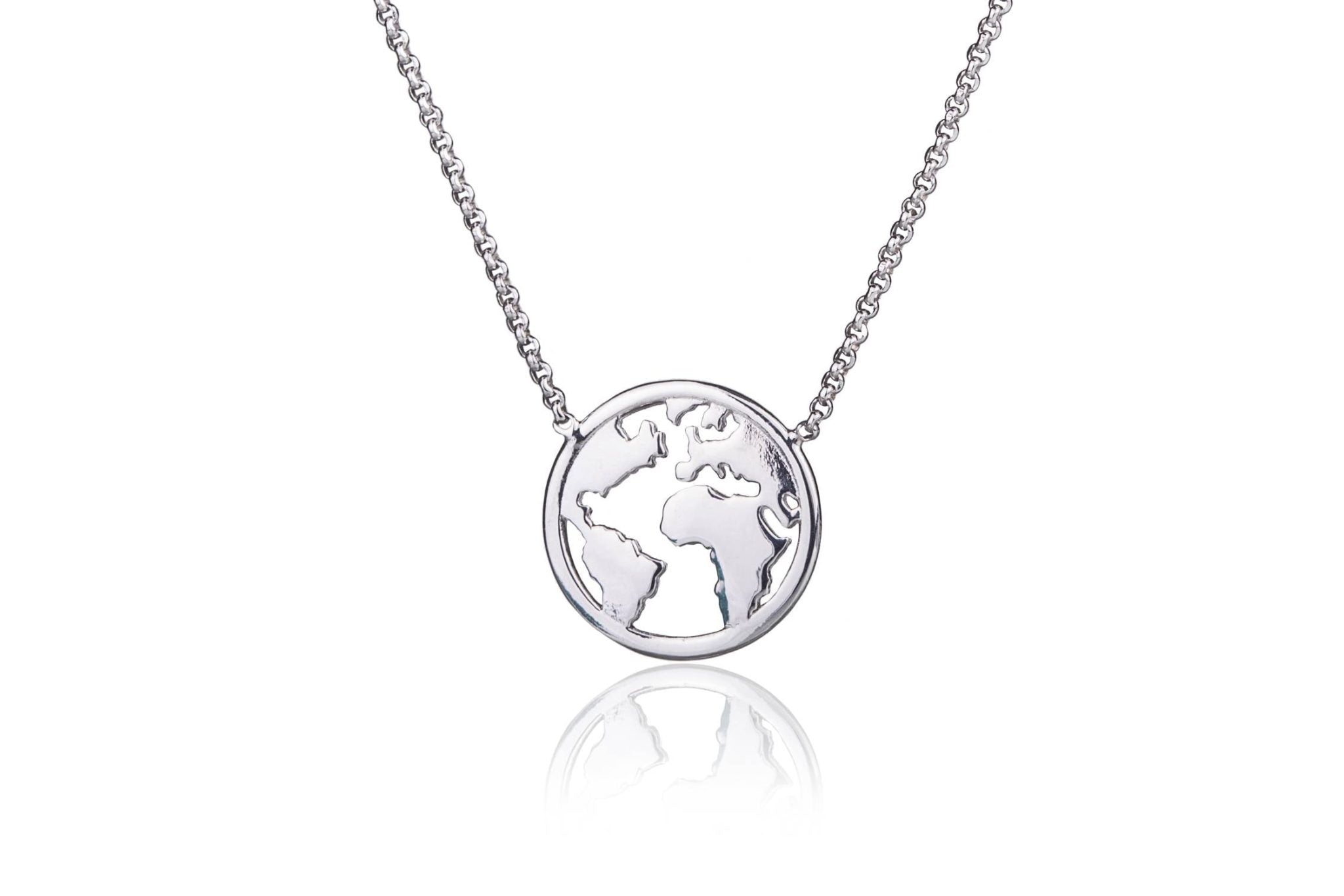 Collar con Globo dentro de Círculo