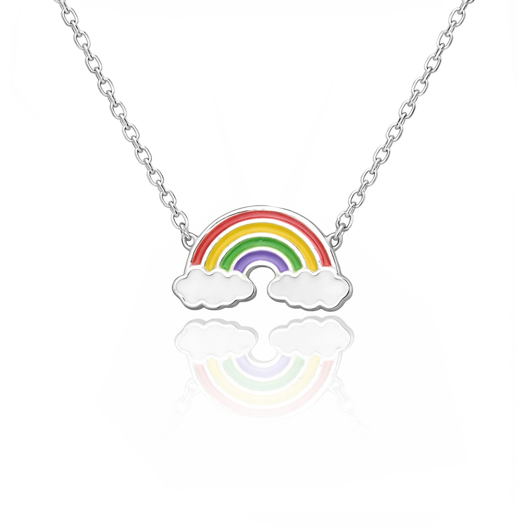 Collier avec Arc-en-ciel et Nuages