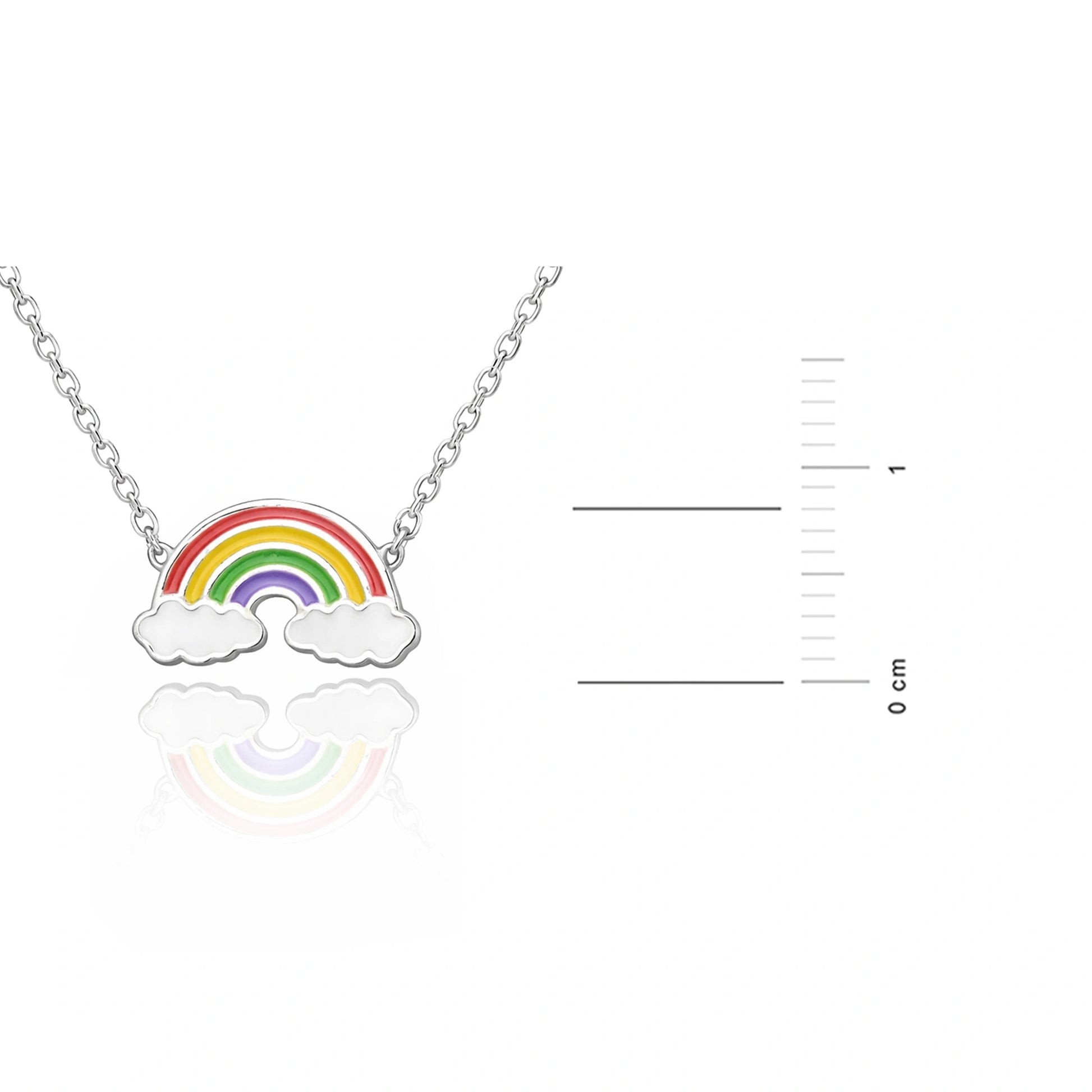 Collier avec Arc-en-ciel et Nuages