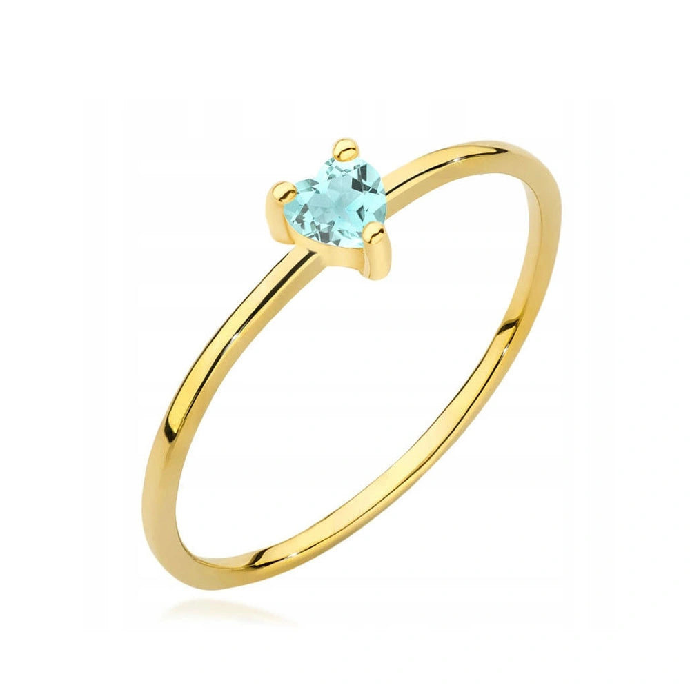 Bague Cuoricino en Or avec Zircone Lumineuse