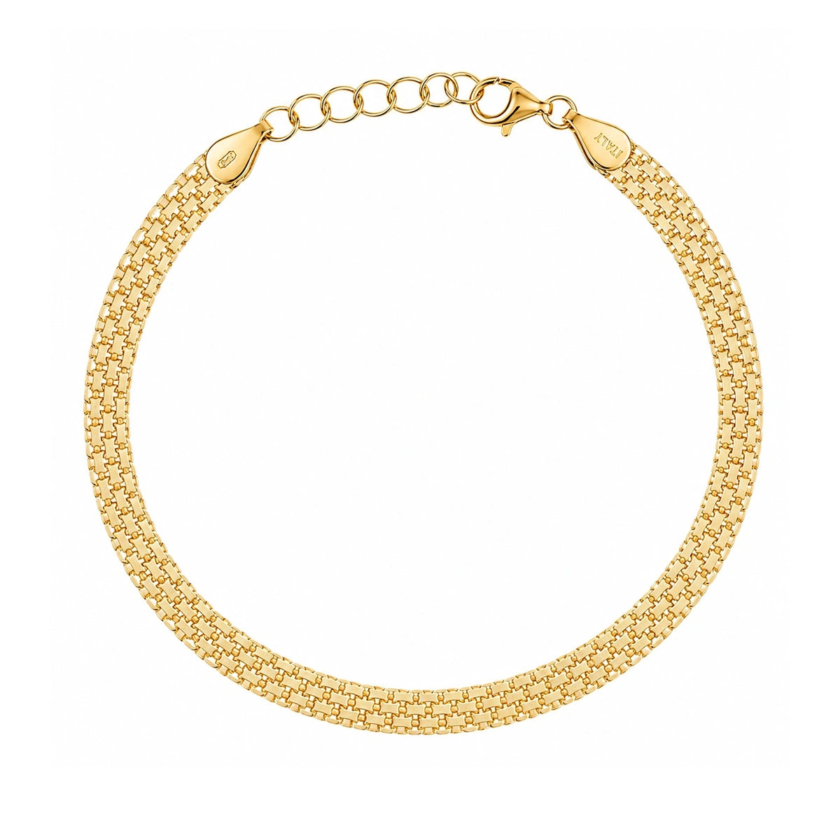 Bismark-Armband aus vergoldetem Silber