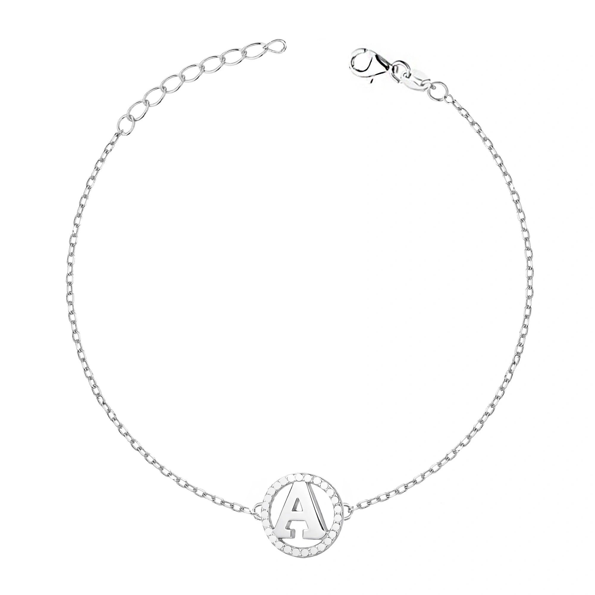 Bracelet with Circled Letter