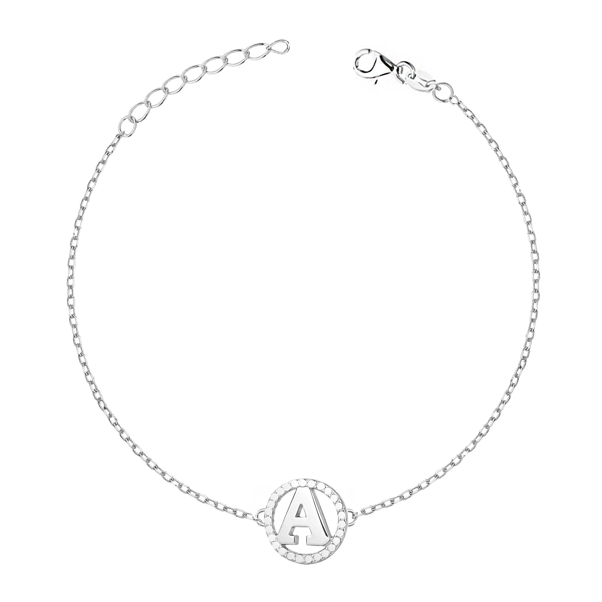 Bracelet avec Lettre Cerclée