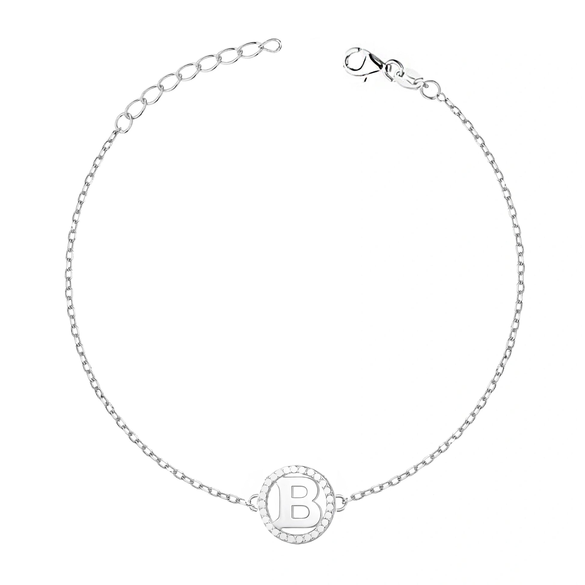 Bracelet avec Lettre Cerclée