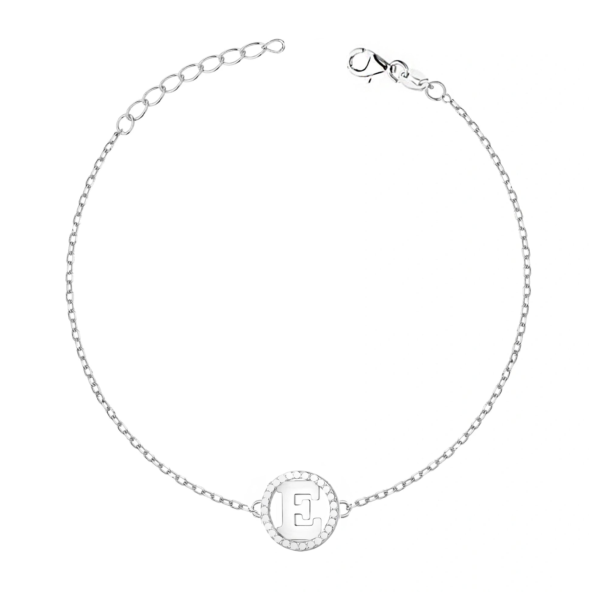 Bracelet avec Lettre Cerclée