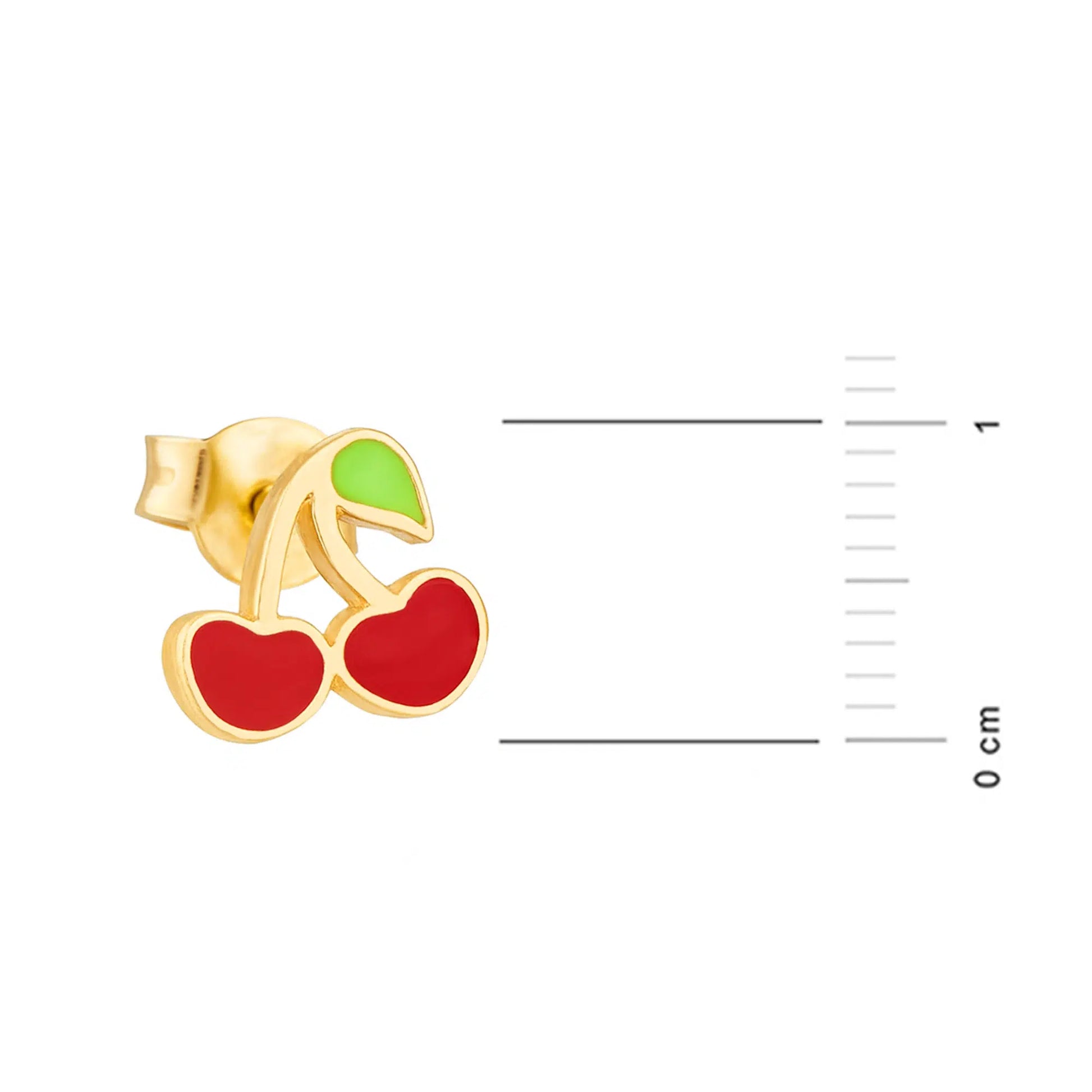 Lunghi orecchini smaltati "MISS CHERRY" Lunghi orecchini smaltati "MISS CHERRY"