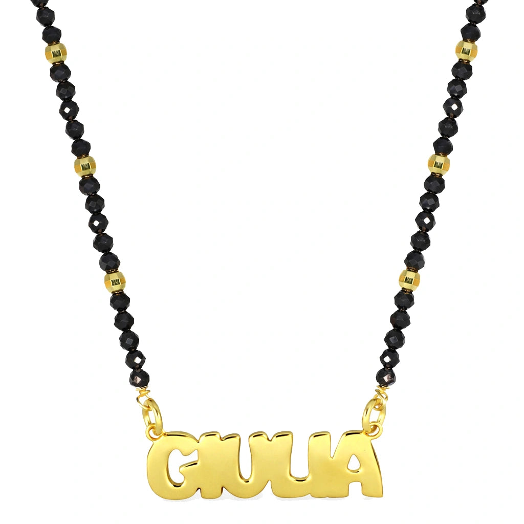 Colorful Zircons Name Necklace