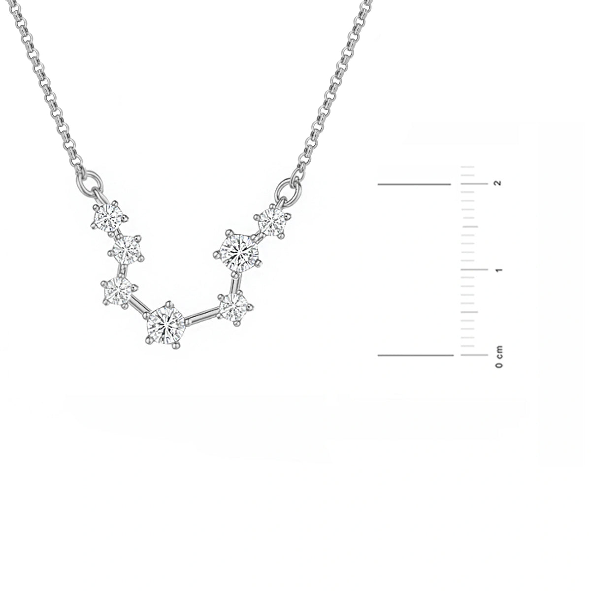Collier Constellation Dorée avec Zircones