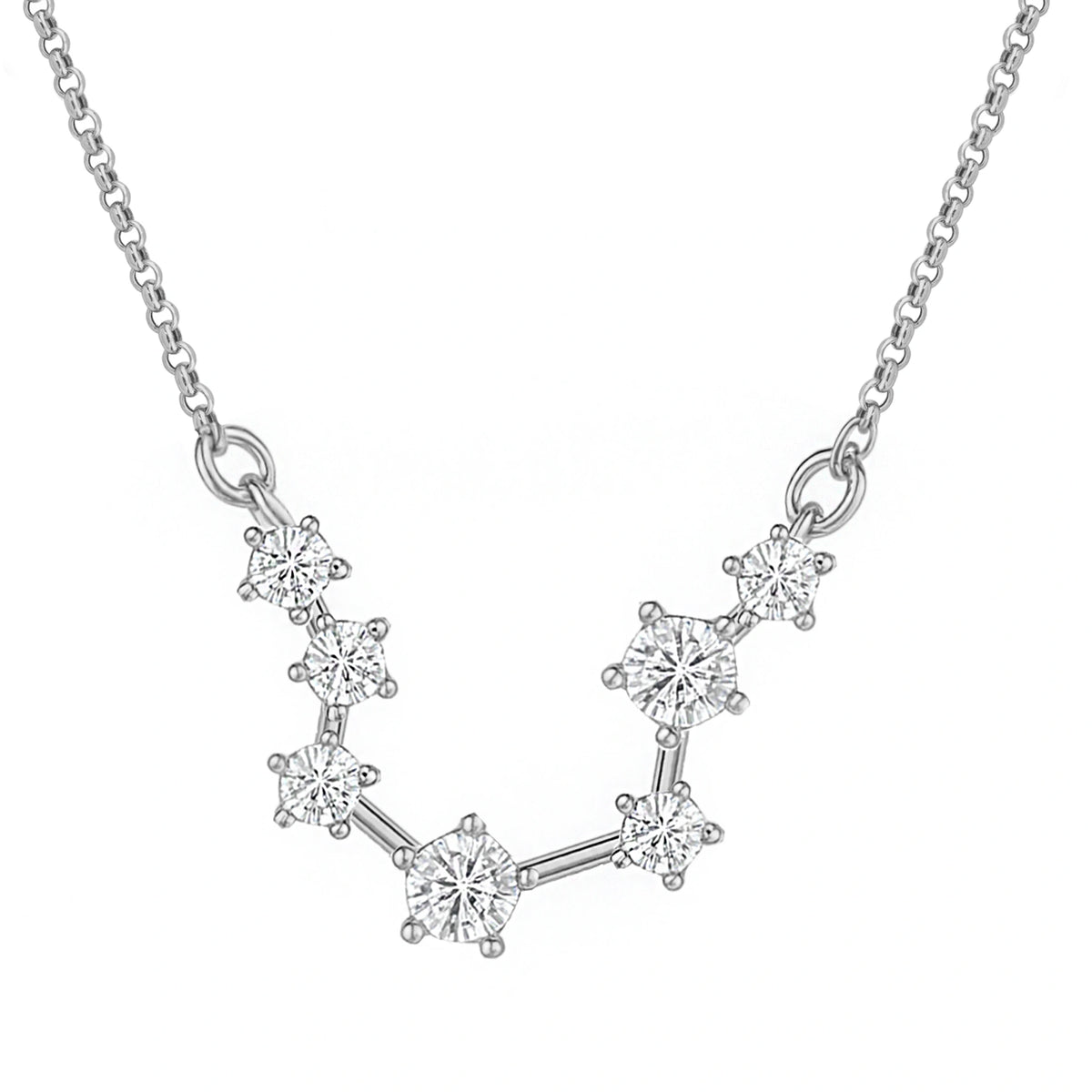 Collier Constellation Dorée avec Zircones