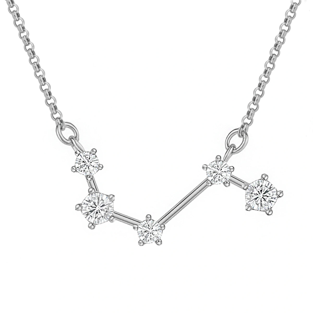 Collier Constellation Dorée avec Zircones