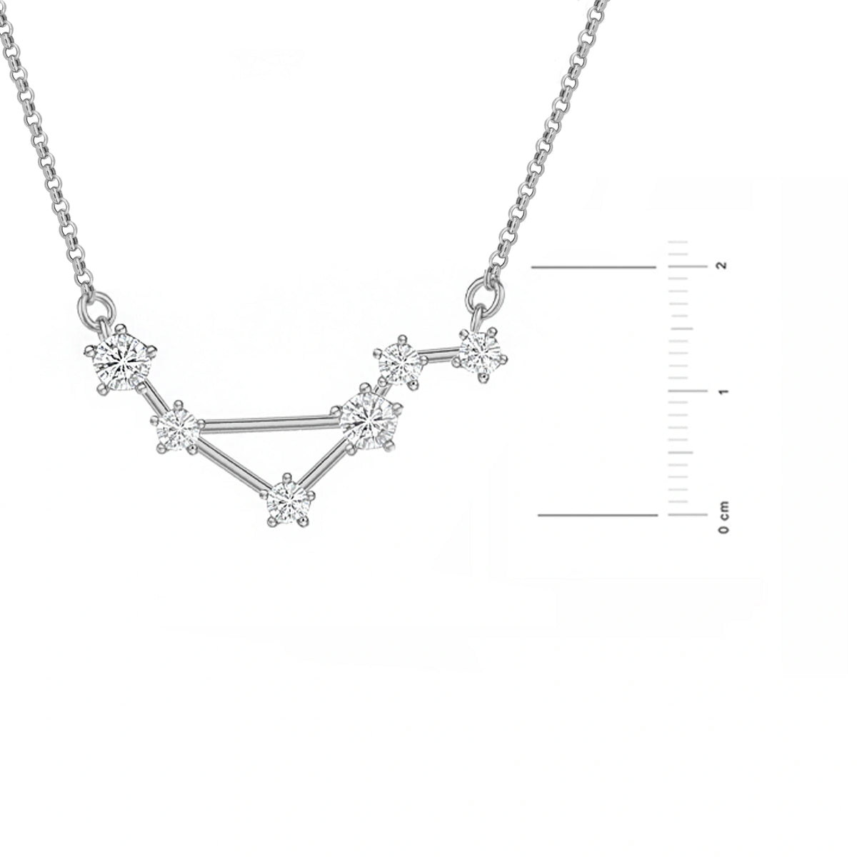 Collier Constellation Dorée avec Zircones