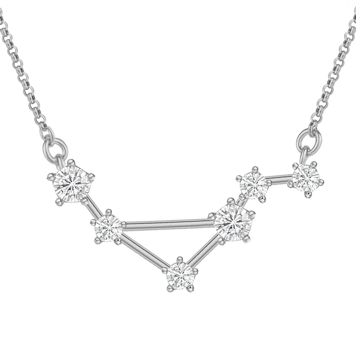 Collier Constellation Dorée avec Zircones