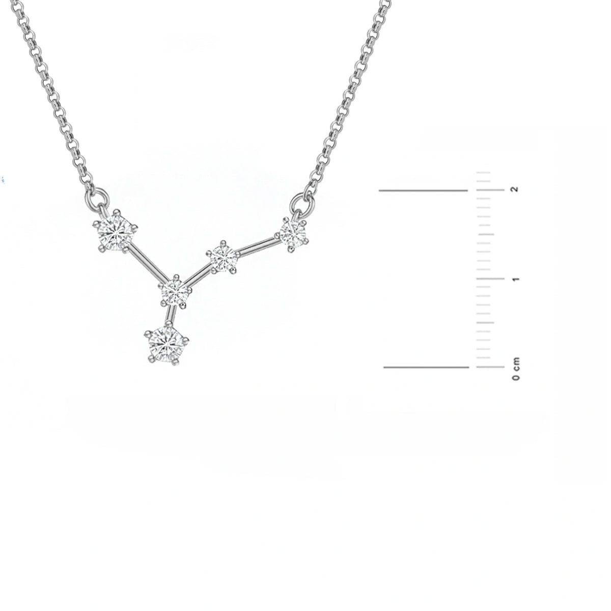 Collier Constellation Dorée avec Zircones