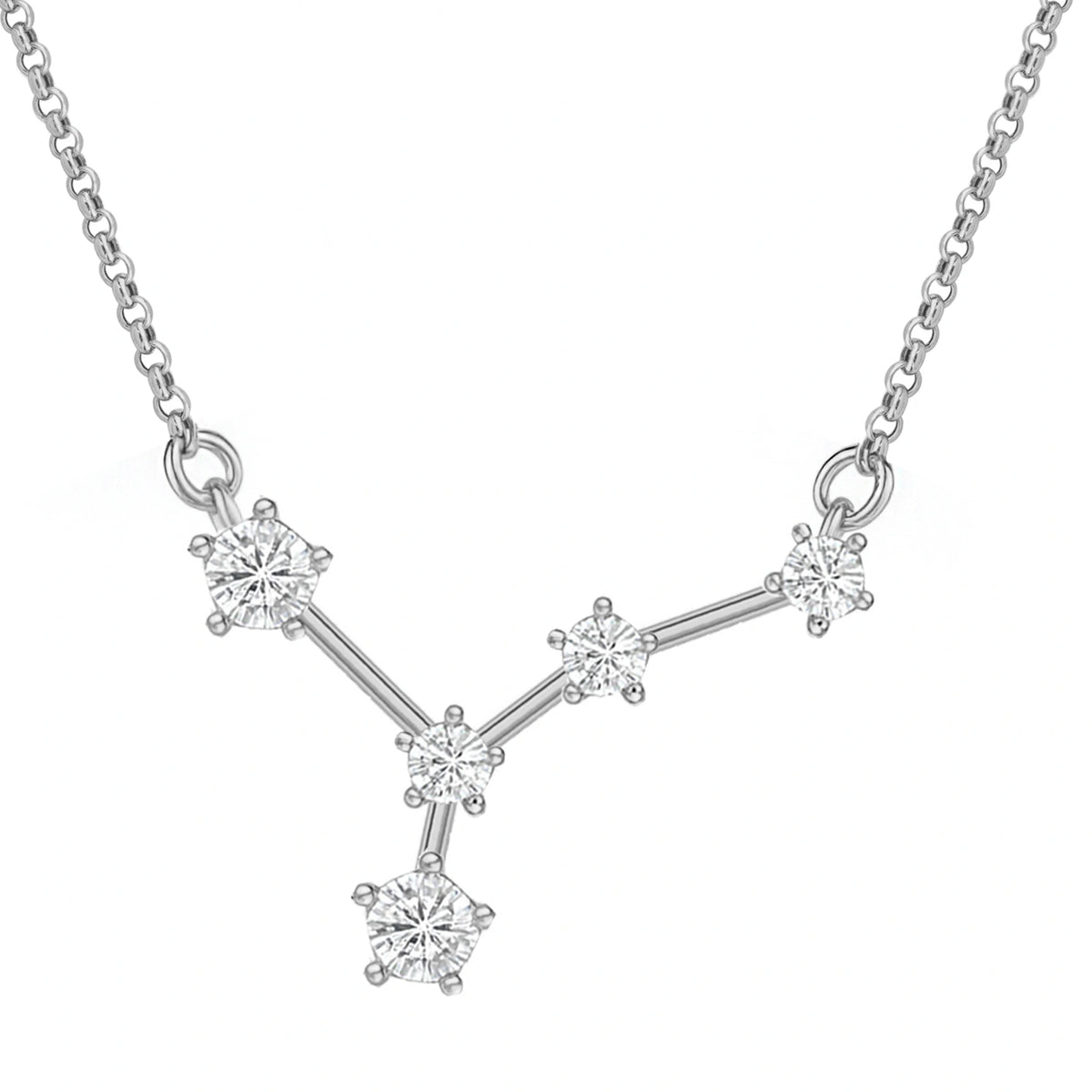 Collier Constellation Dorée avec Zircones