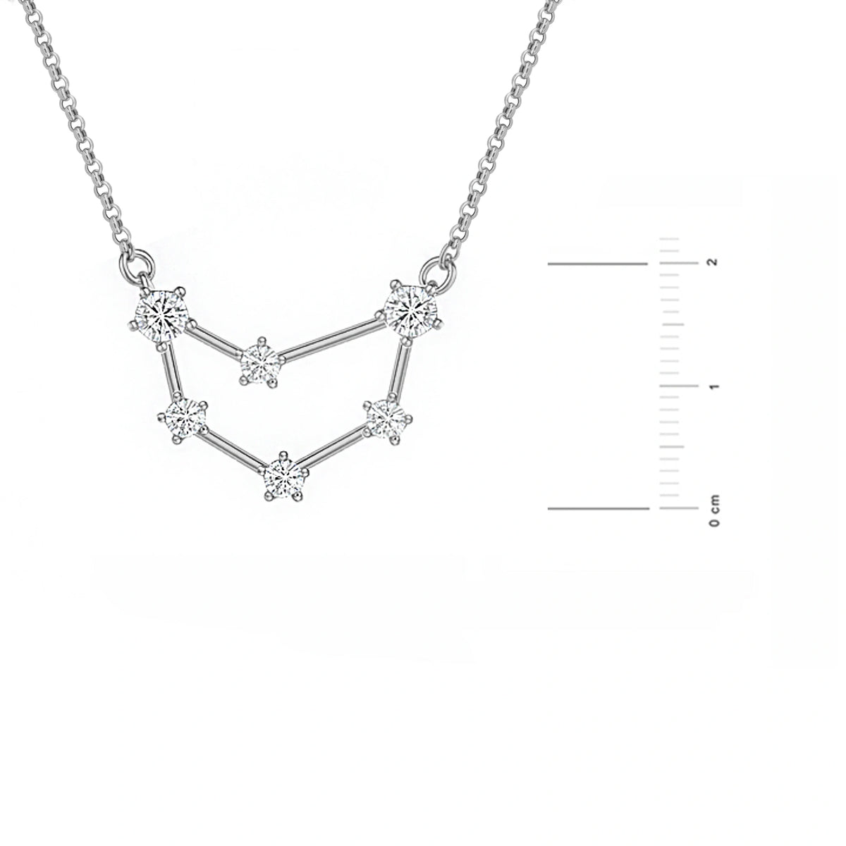Collier Constellation Dorée avec Zircones
