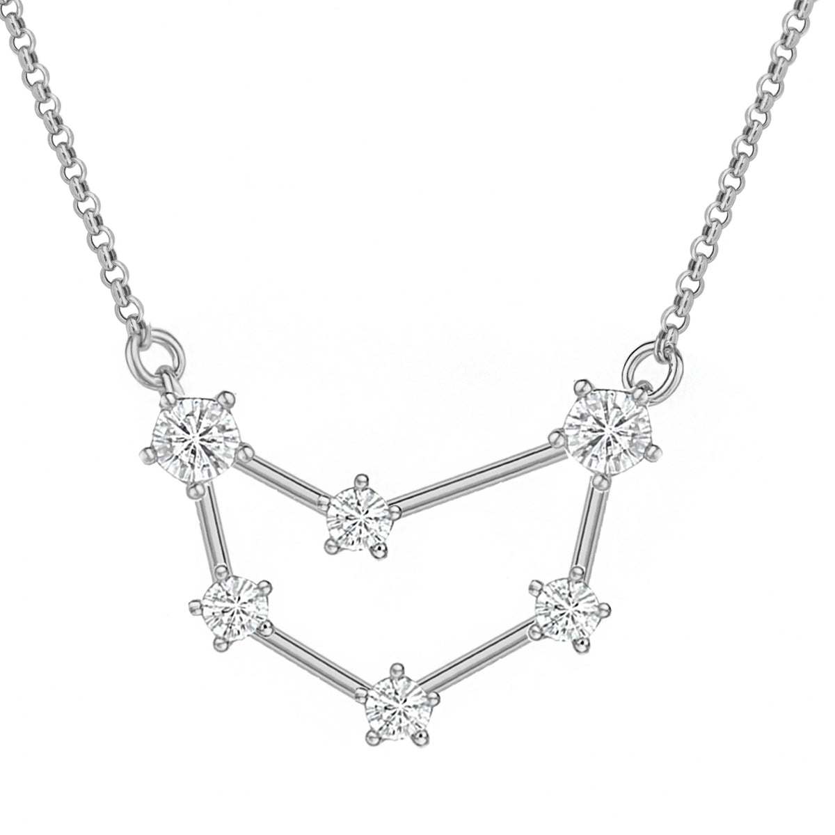 Collier Constellation Dorée avec Zircones