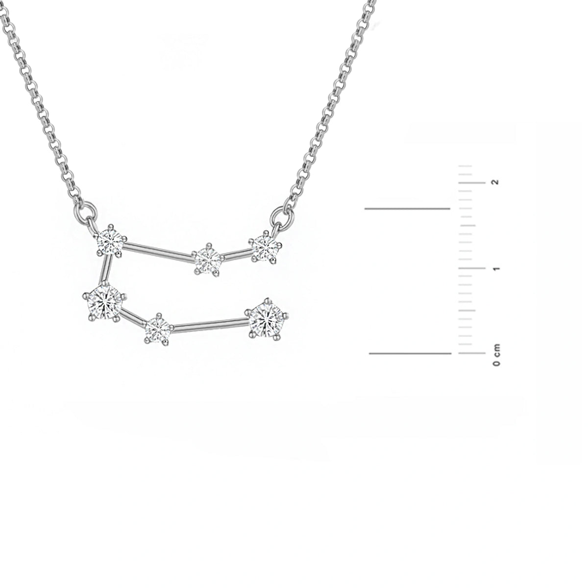 Collier Constellation Dorée avec Zircones