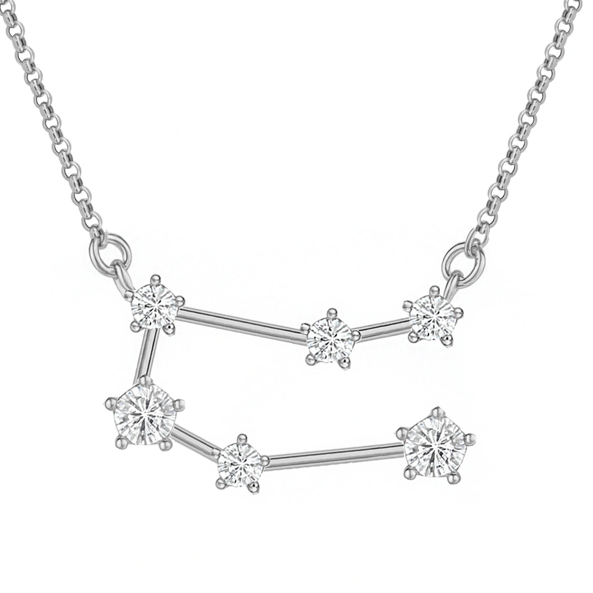 Collier Constellation Dorée avec Zircones