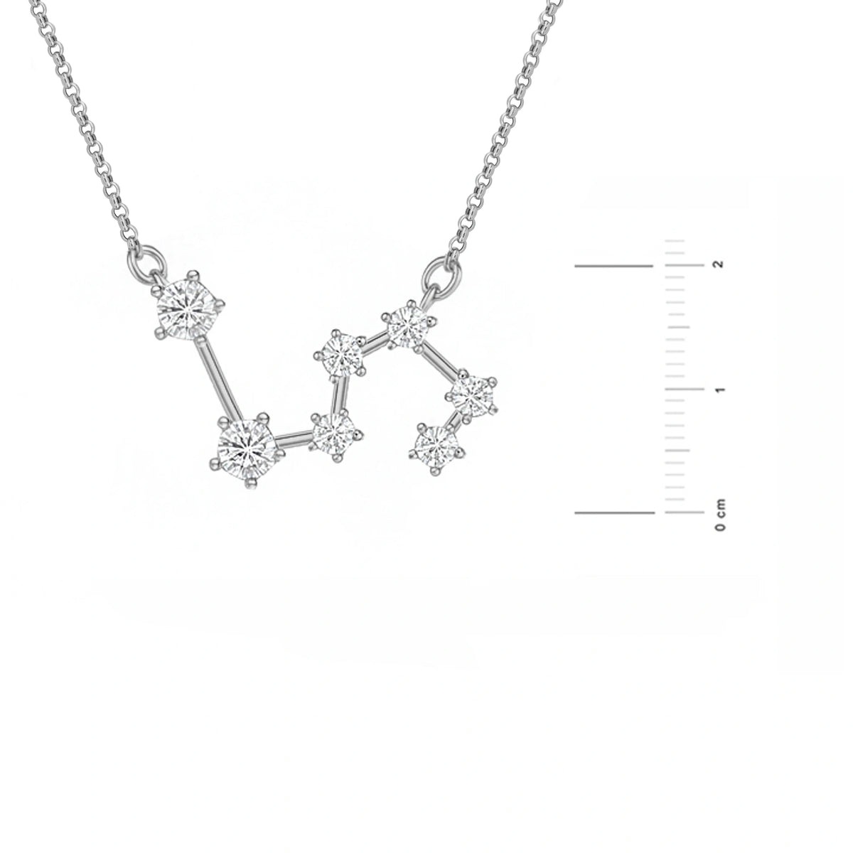 Collier Constellation Dorée avec Zircones