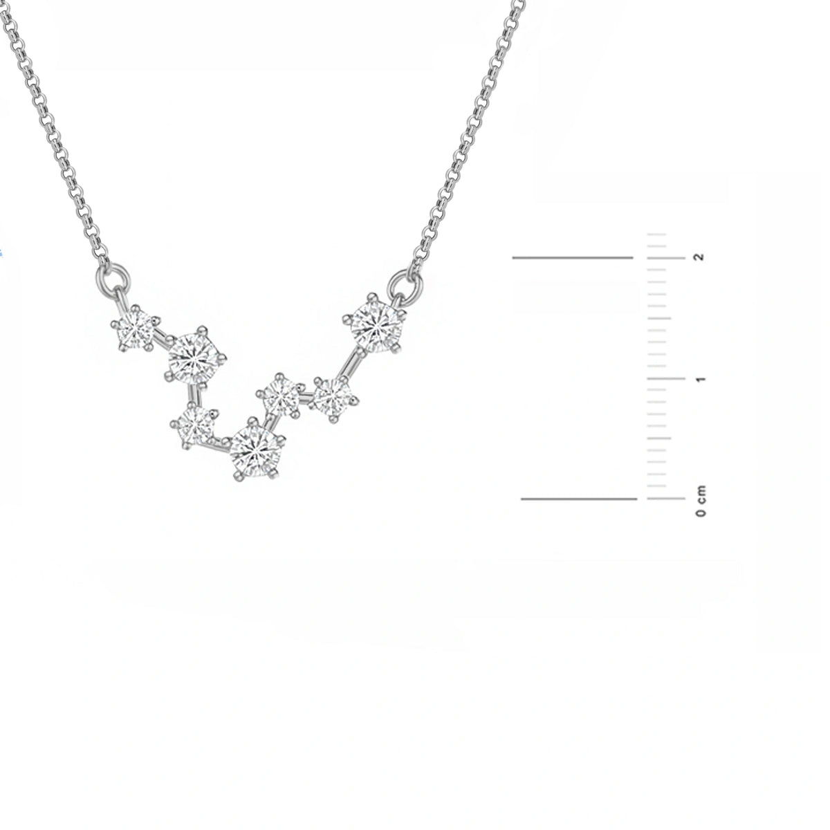 Collier Constellation Dorée avec Zircones