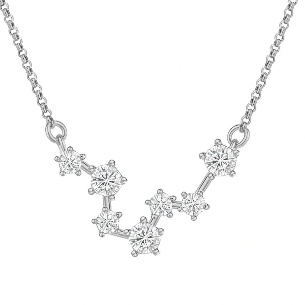 Collier Constellation Dorée avec Zircones