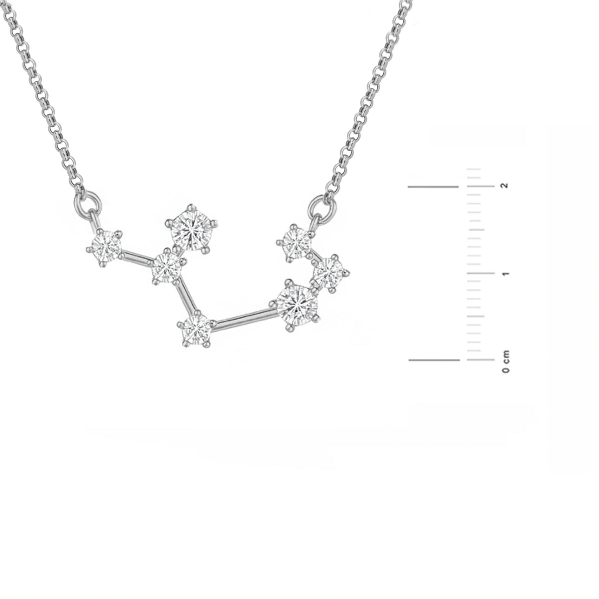 Collier Constellation Dorée avec Zircones