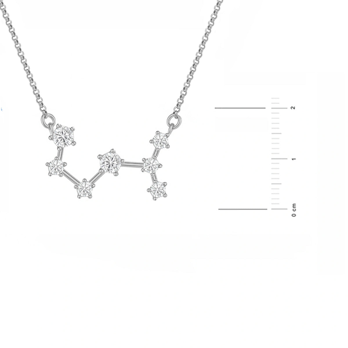 Collier Constellation Dorée avec Zircones