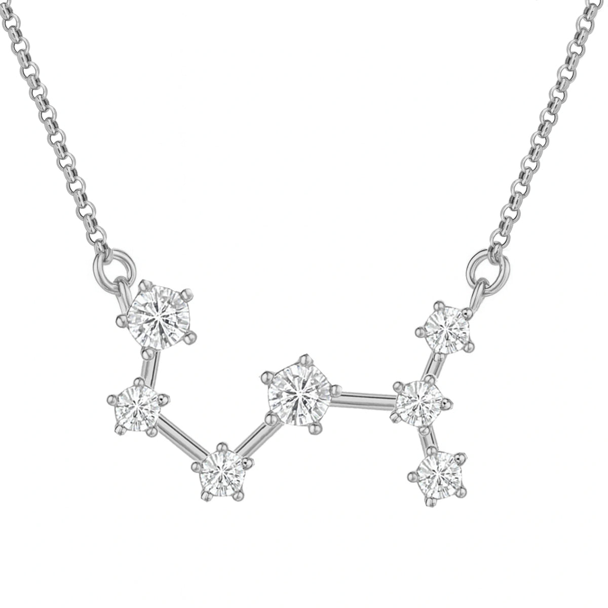 Collier Constellation Dorée avec Zircones