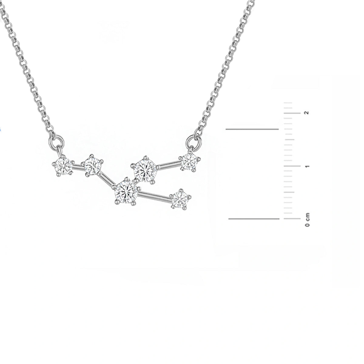 Collier Constellation Dorée avec Zircones