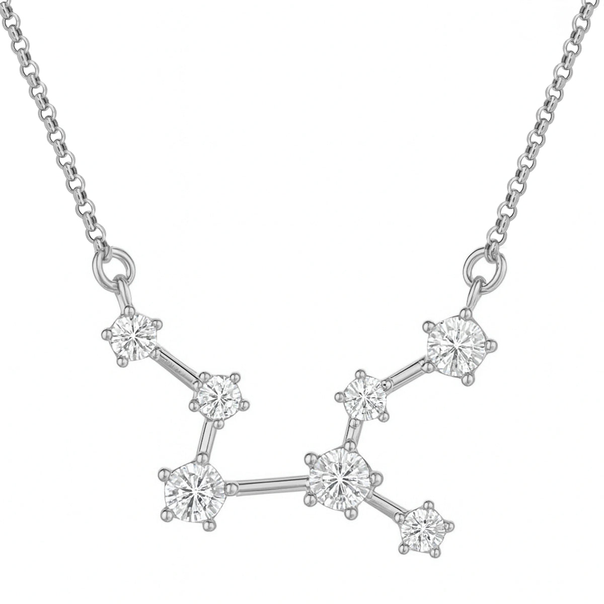 Collier Constellation Dorée avec Zircones
