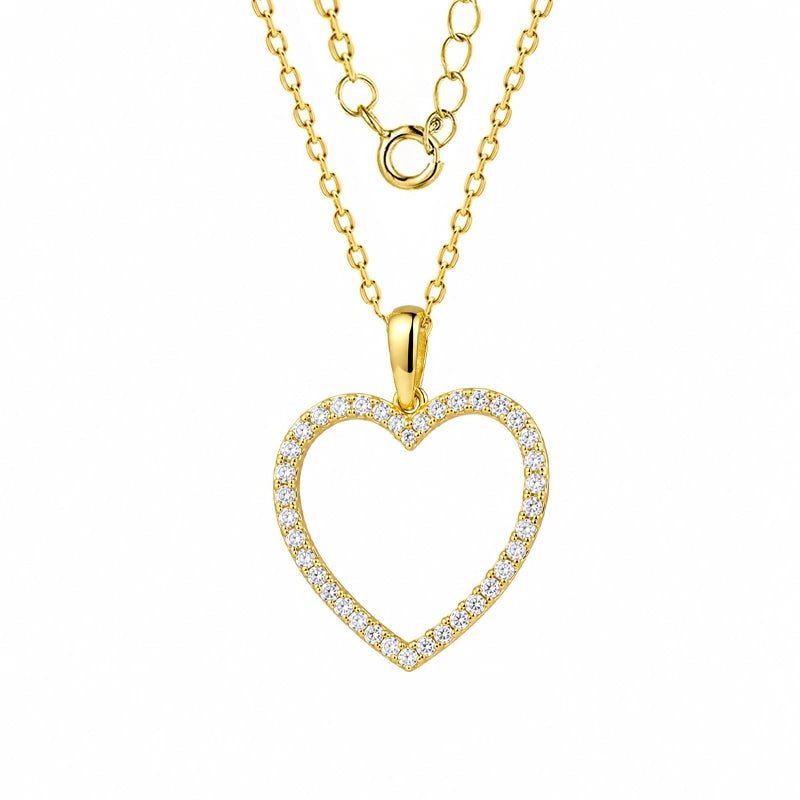 Collana in Oro con Cuore Vuoto