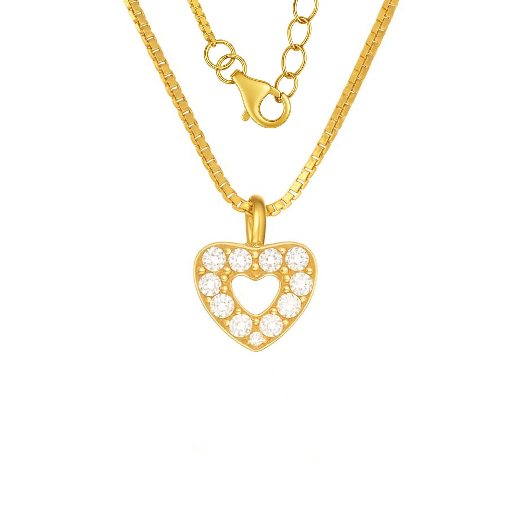 Collier Vénitien avec Pendentif Cœur