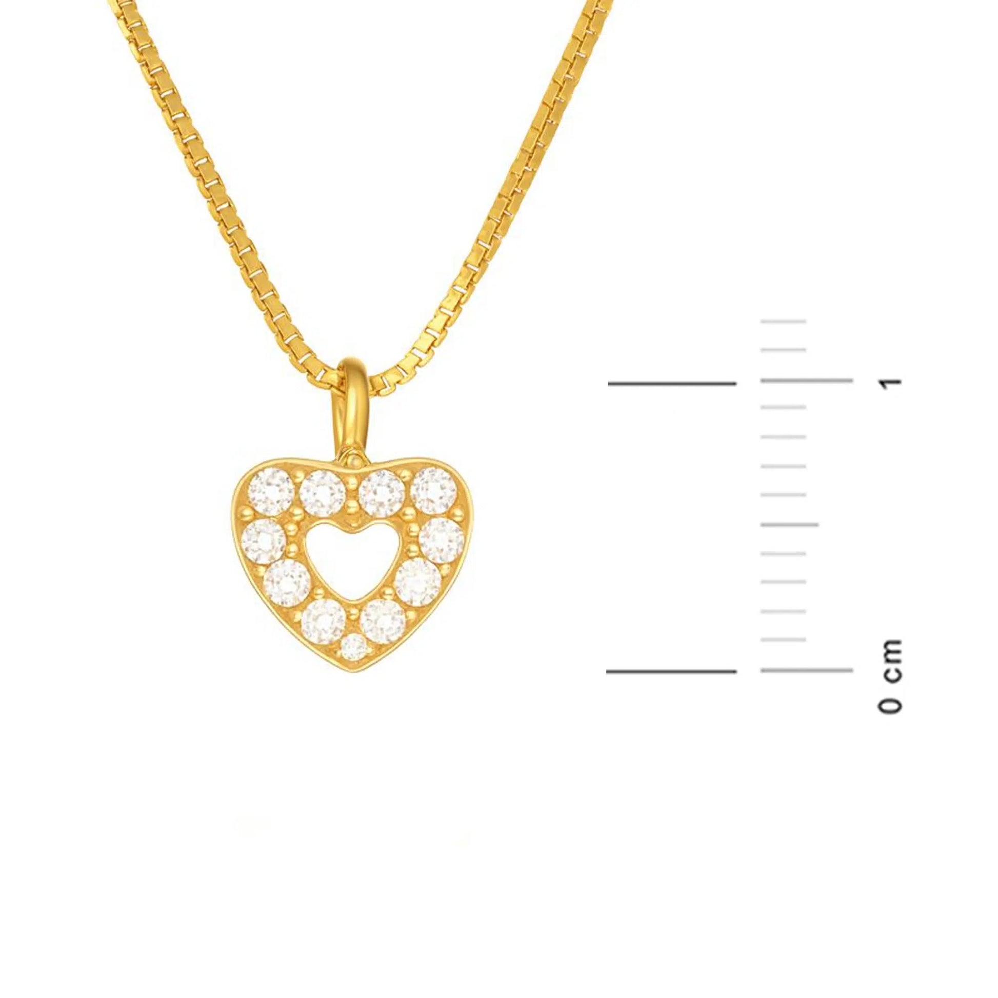Collier Vénitien avec Pendentif Cœur