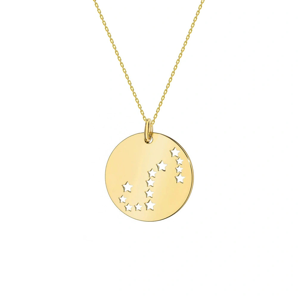 Collana in Oro con Medaglia Costellazione