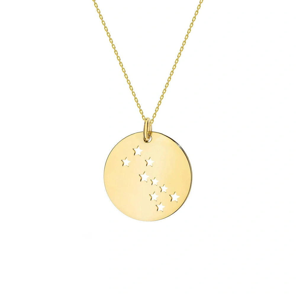 Collana in Oro con Medaglia Costellazione